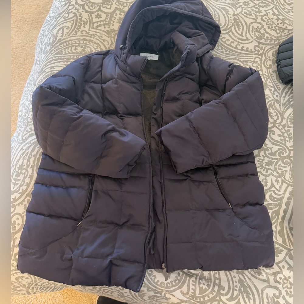 Calvin Klein 2x down hooded jacket